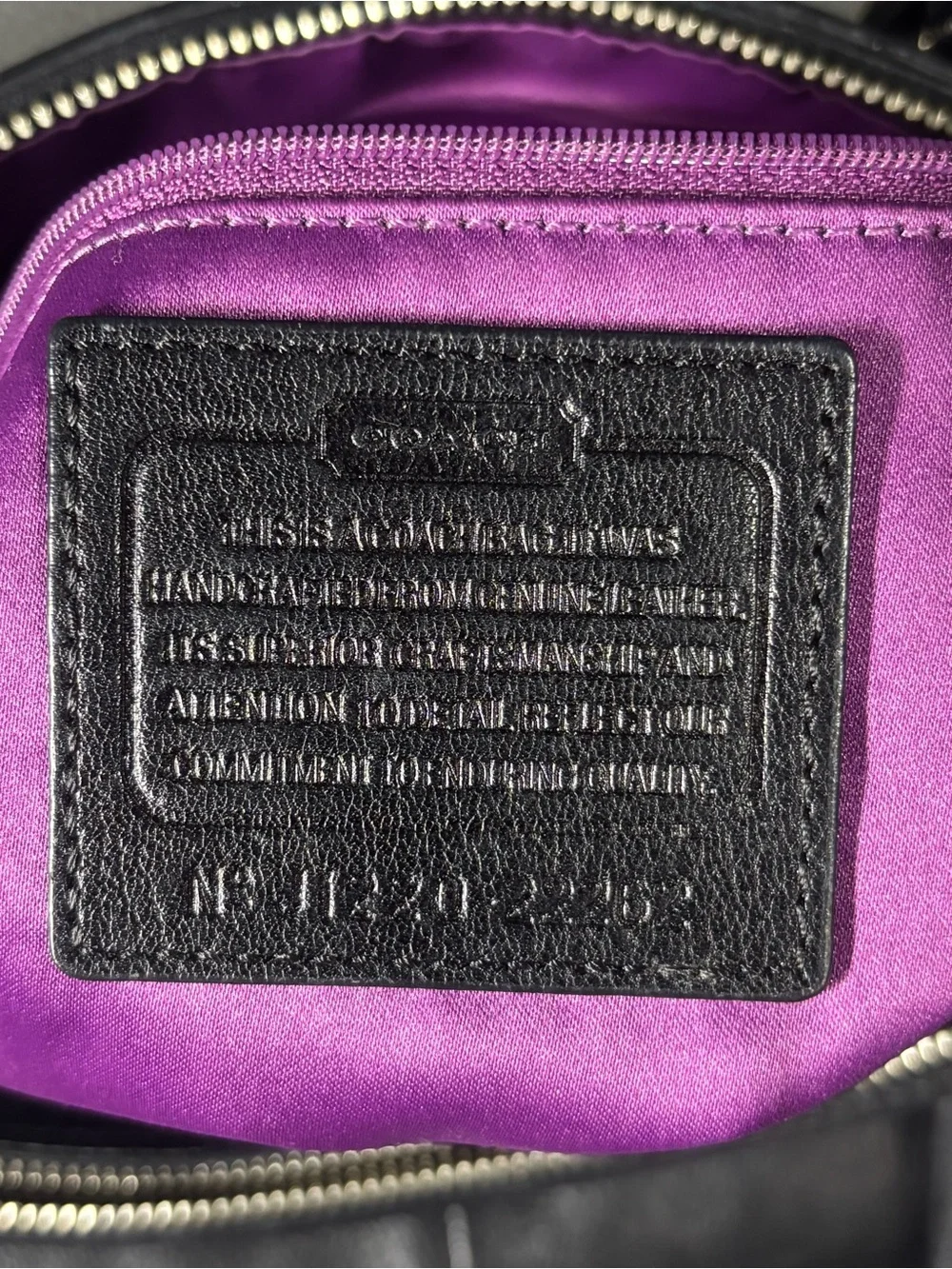 Coach classic black